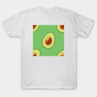 Halfocado Pattern T-Shirt